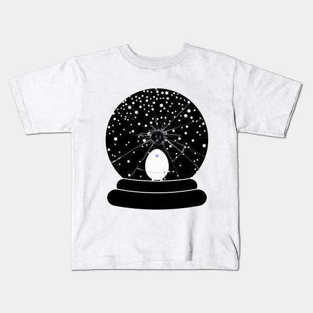 Christmas White Kids T-Shirt by Studio Yutani